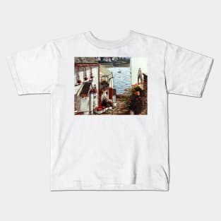 VICTORY STEPS, ST MAWES IN CORNWALL Kids T-Shirt